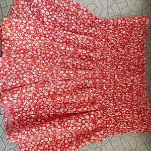 Orange and White Shorts